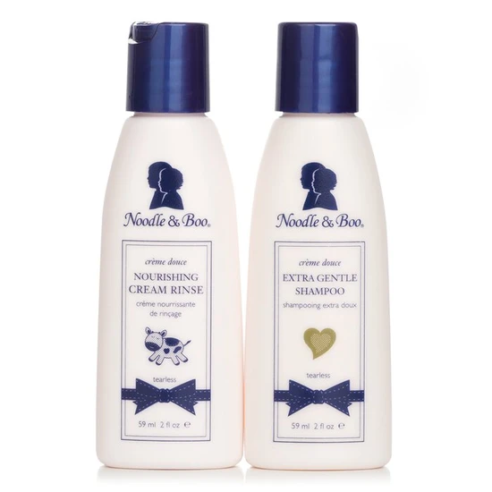 Noodle & Boo Sweetly Clean Kit: Extra Gentle Shampoo + Noursihing Cream Rinse 2 x 59ml