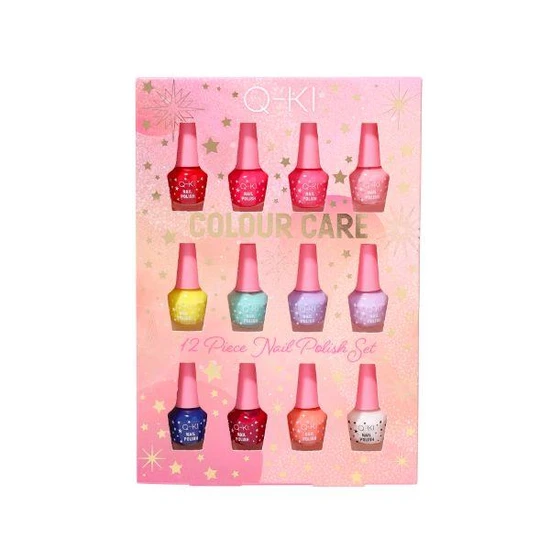 Q-KI Colour Care Nail Polish Gift Set Pieces 12 x 3.5ml