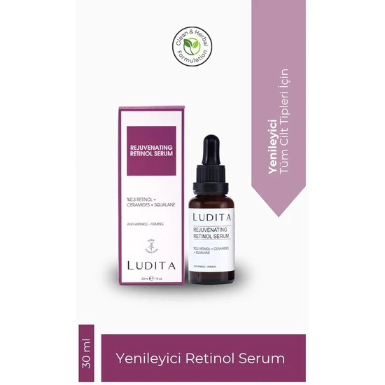 Ludita Retinol Serum With Ceramides 30ml