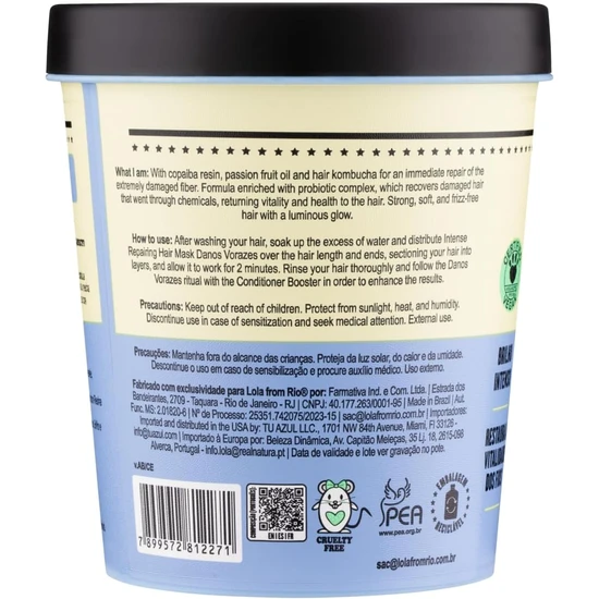 Lola Danos Vorazes Intensive Repair Mask 450g