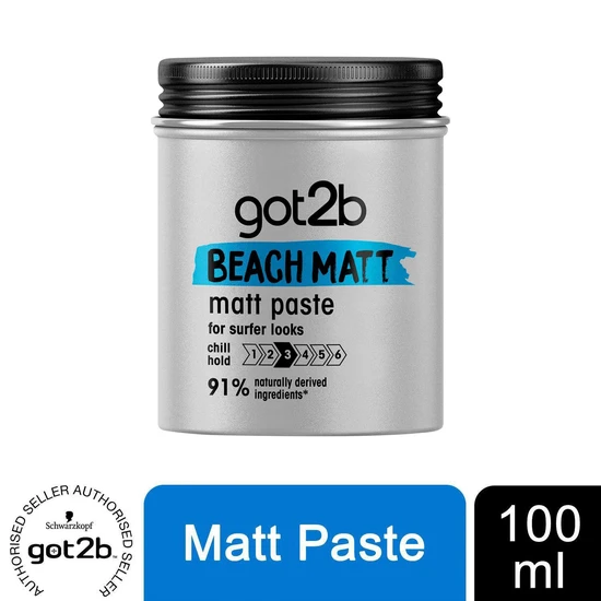 Schwarzkopf Beach Matte Paste 3 Medium Hold 100ml
