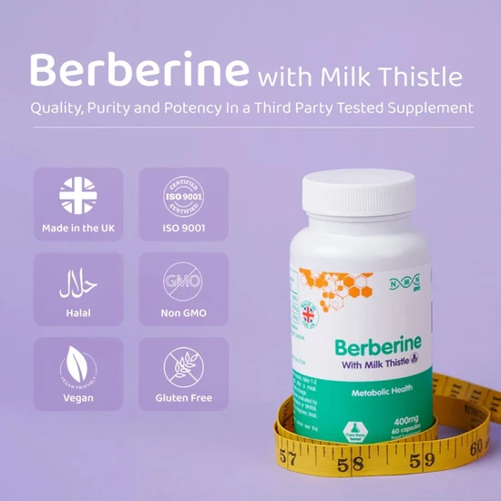 NMN Bio Berberine With Milk Thistle Capsules 60 Capsules