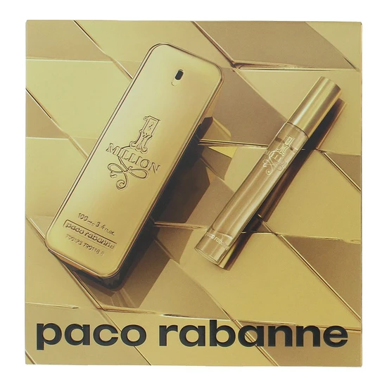 Paco Rabanne 1 Million Eau De Toilette 100ml + Eau De Toilette 10ml Gift Set 100ml
