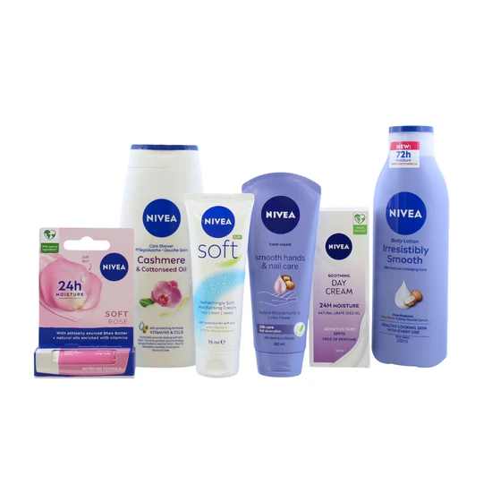 Nivea Pampering Moments Of Joy 6pc Gift Set