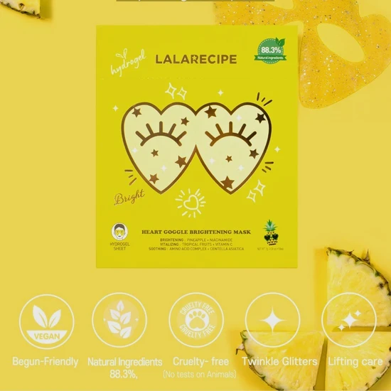LALARECIPE Heart Goggle Brightening Mask 7g