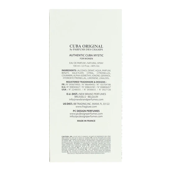 Cuba Authentic Mystic Eau De Perfum Spray 100ml