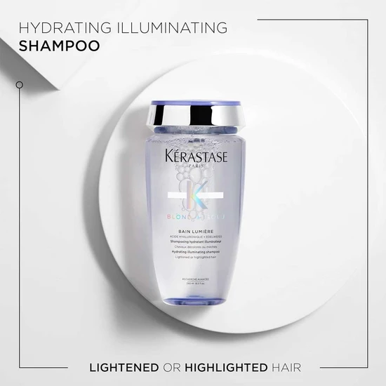 Kérastase Blond Absolu Bain Lumiere Hydrating Illuminating Shampoo Lightened Or Highlighted Hair 250ml