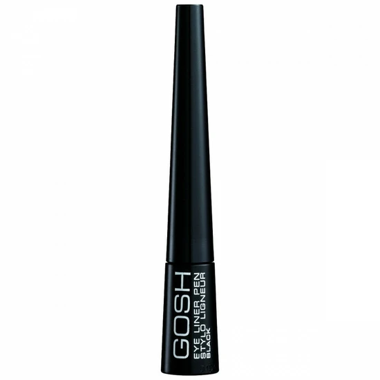 Gosh Eyeliner Pen Liquid Soft Tip Long Lasting Smudge-Proof Black