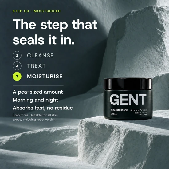 Gent Skincare Men's Face Moisturiser