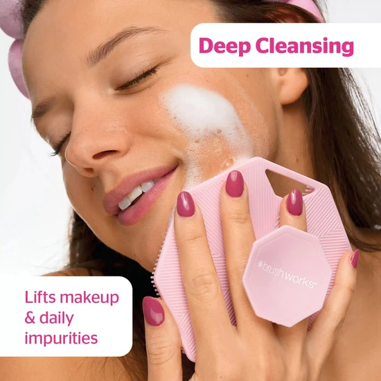 Brushworks Silicone Face & Body Cleansing Brush