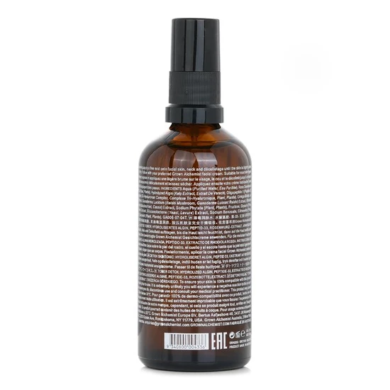 Grown Alchemist Detox Toner Hydrolyzed Algin, Peptide-33 & Rhodiola Rosea Extract 100ml