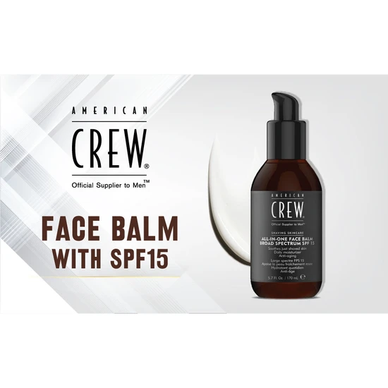 American Crew All-In-One Face Balm SPF 15 150ml