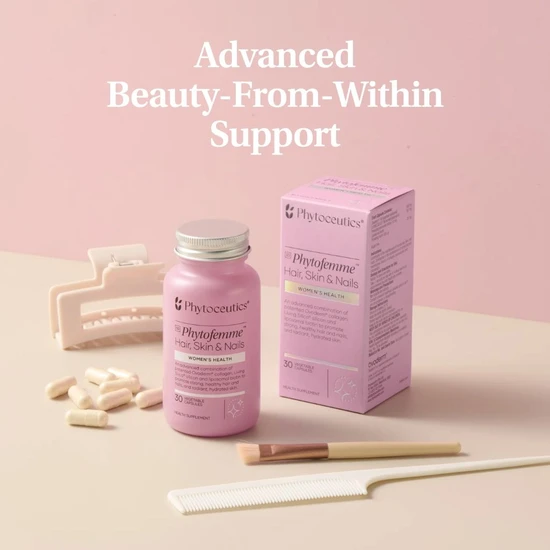 Phytoceutics Phytofemme Hair, Skin & Nails Capsules 30 Capsules