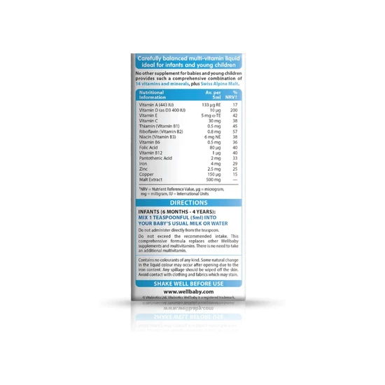 Vitabiotics Wellkid Baby Syrup 150ml