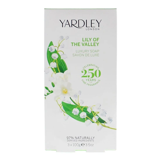 Yardley Lily Of The Valley Soap 3x 100g