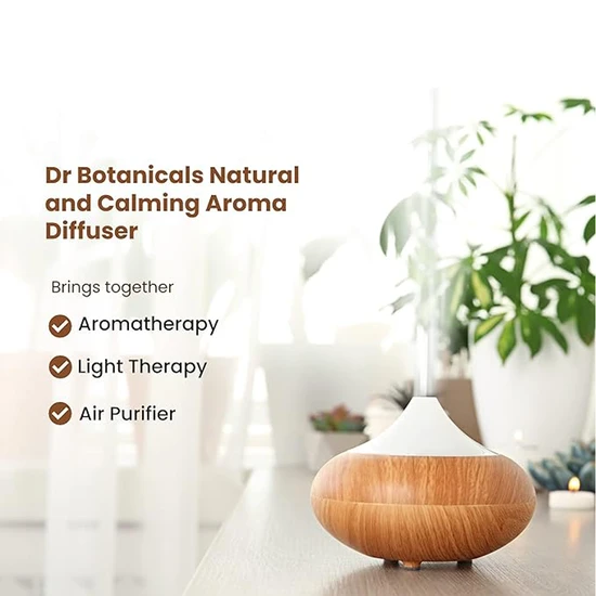 Dr Botanicals Natural & Calming Wooden Aroma Digital Diffuser
