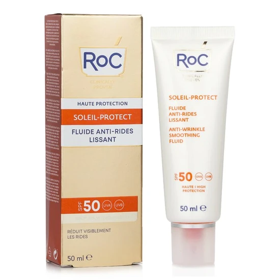 RoC Soleil Protect RoC Anti Wrinkle Smoothing Fluid SPF 50 50ml