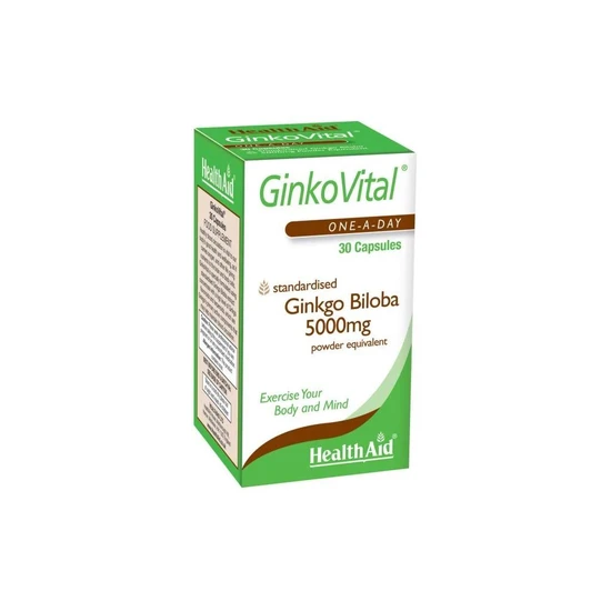 Health Aid GinkoVital Ginkgo Biloba 5000mg Capsules 30 Capsules