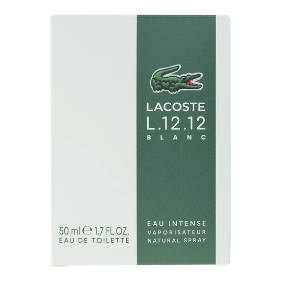 Lacoste L.12.12 Blanc Eau Intense Eau De Toilette 50ml