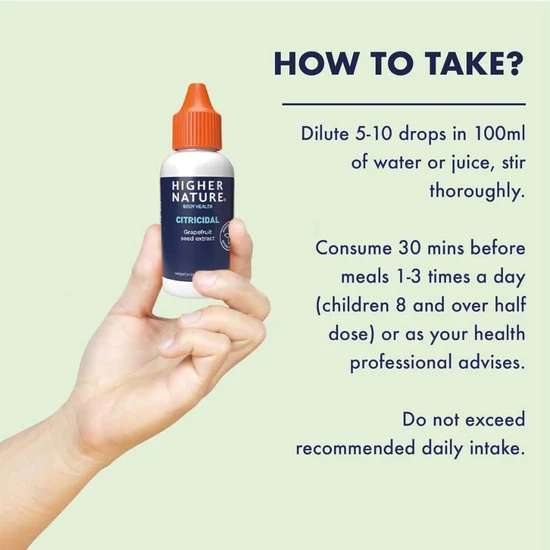 Higher Nature Citricidal Liquid 25ml