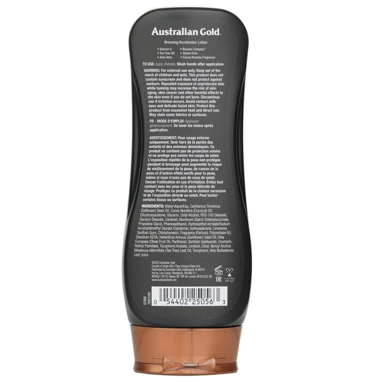 Australian Gold Dark Tanning Accelerator Lotion With Bronzers 237ml