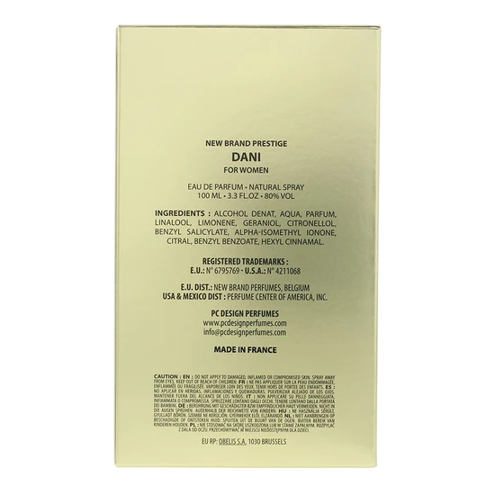 New Brand Prestige Dani Eau De Parfum 100ml