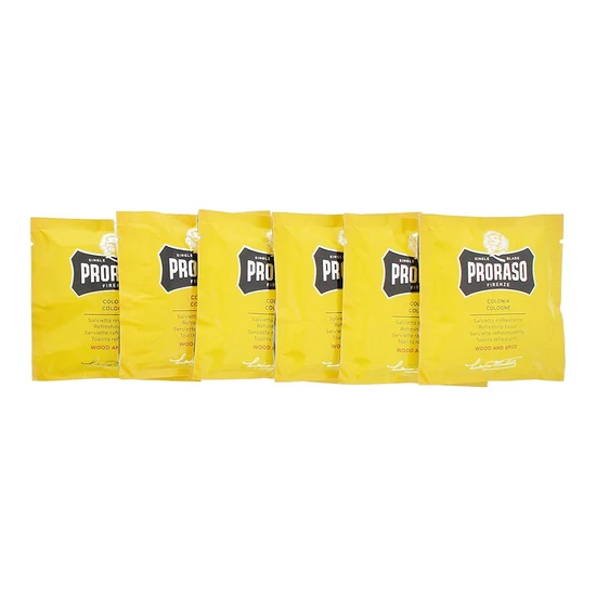 Proraso Wood & Spice Refreshing Tissues 6 Tissues