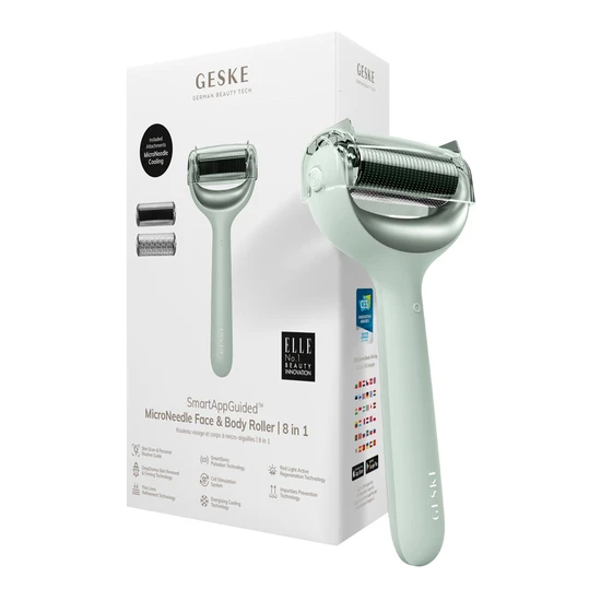 GESKE MicroNeedle Face & Body Roller 8 in 1 Grey