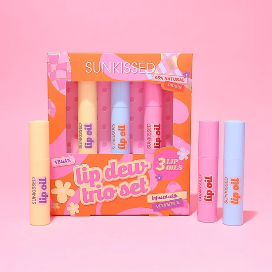Sunkissed Lip Dew Trio Set 3*4.3ml