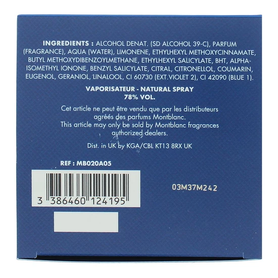 Montblanc Explorer Ultra Blue Eau De Parfum 200ml