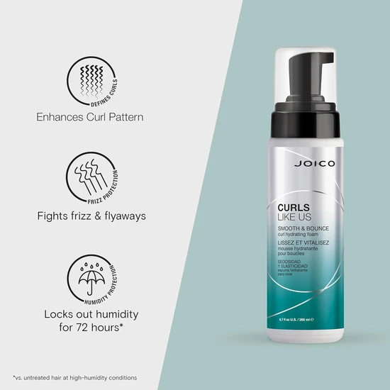 Joico Curls Like Us Smooth & Bounce Curl Hydrating Foam 200ml