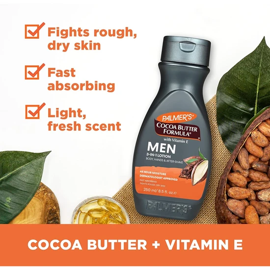 Palmer's Cocoa Butter Formula Men 3-in-1 Lotion With Vitamin E 250ml