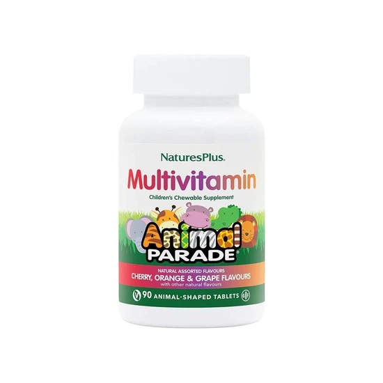 Nature's Plus Natures Plus Animal Parade Multivitamin Assorted Flavour Chewables 90 Chewables