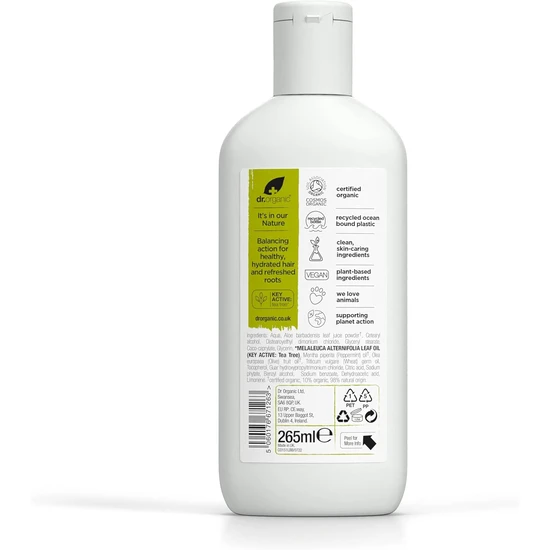 Dr. Organic Bioactive Hair Care Organic Tea Tree Conditioner 265ml