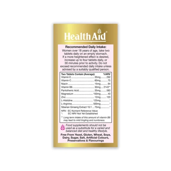 Health Aid Fem-X Tablets 60 Tablets