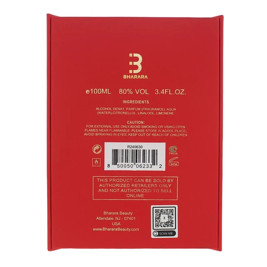 Bharara Beauty Bharara Scarlet Eau De Parfum 100ml