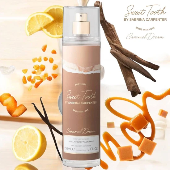 Sabrina Carpenter Sweet Tooth Caramel Dream Body Mist 236ml