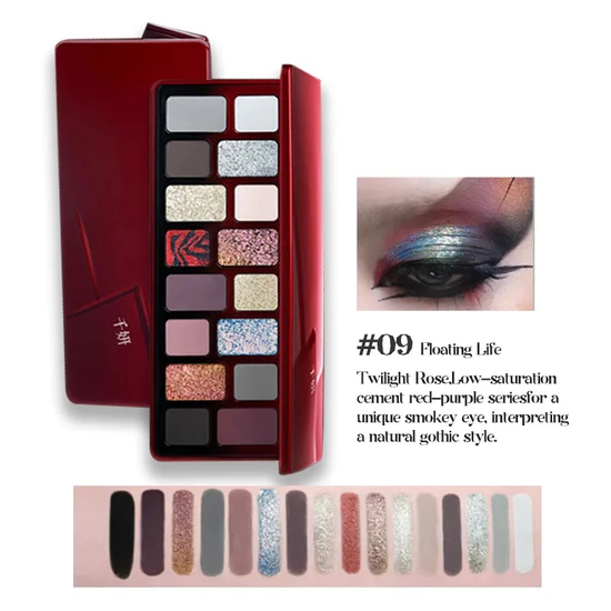 Glisten Cosmetics Floating Life Eyeshadow Palette Cheeryep