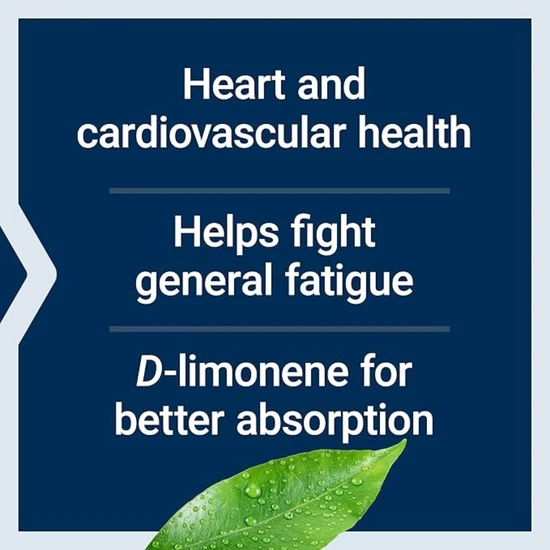 Life Extension Super-Absorbable CoQ10 Ubiquinone With d-Limonene 100mg Softgels 60 Softgels