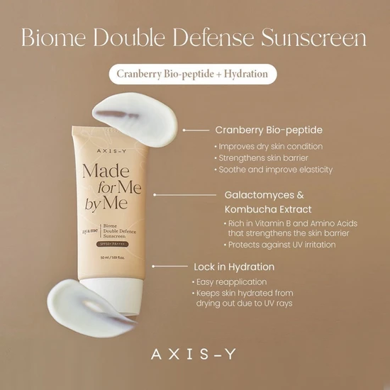AXIS-Y Biome Double Defence Sunscreen 50ml