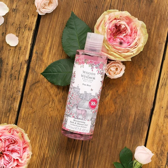 Woods of Windsor True Rose Moisturising Bath & Shower Gel 250ml