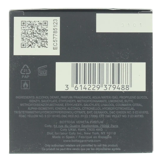 Bottega Veneta Illusione Bois Nu Eau De Toilette 50ml