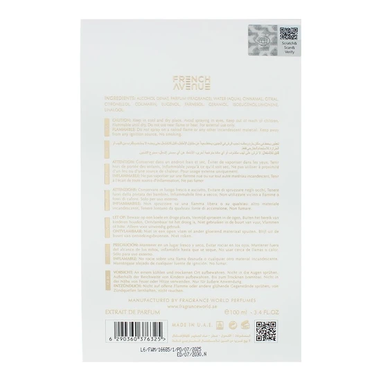 French Avenue Arsh Extrait De Parfum 100ml