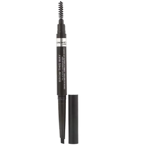 Rimmel Brow This Way Fill & Sculpt Eyebrow Definer 004 Soft Black