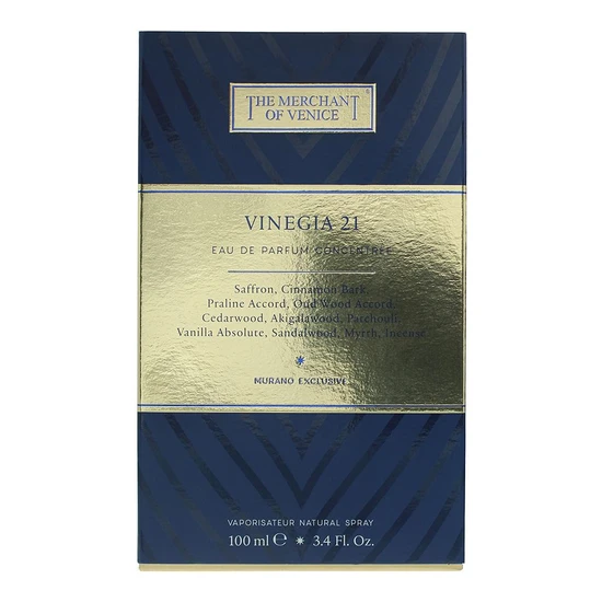 The Merchant of Venice Vinegia 21 Eau De Parfum Concentree 100ml