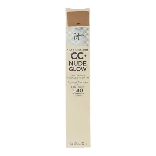 IT Cosmetics Your Skin But Better CC+ Colour Correcting Full Coverage CC Cream SPF 50+ Nude Glow Tan