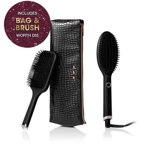 ghd Glide Hot Brush Christmas Gift Set In Black