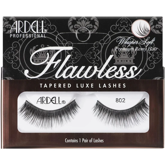 Ardell Flawless Whisper Soft Tapered Luxe Lashes 802 Black