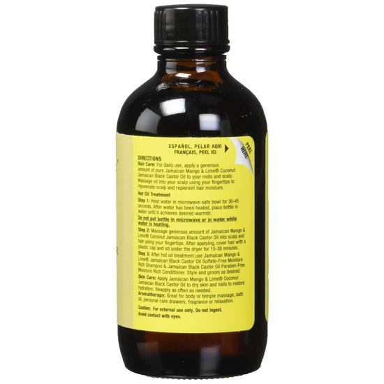 Jamaican Mango and Lime Black Castor Oil Coconut 4oz