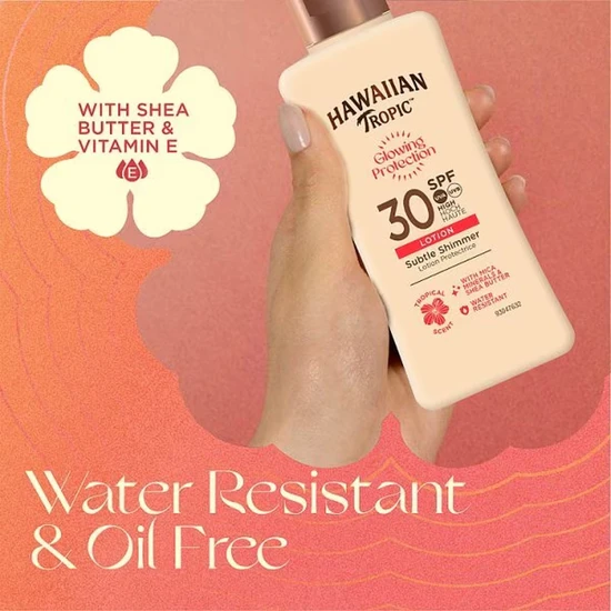 Hawaiian Tropic Glowing Protection Lotion SPF 30 75ml